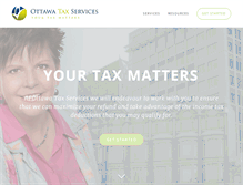 Tablet Screenshot of ottawataxservices.net
